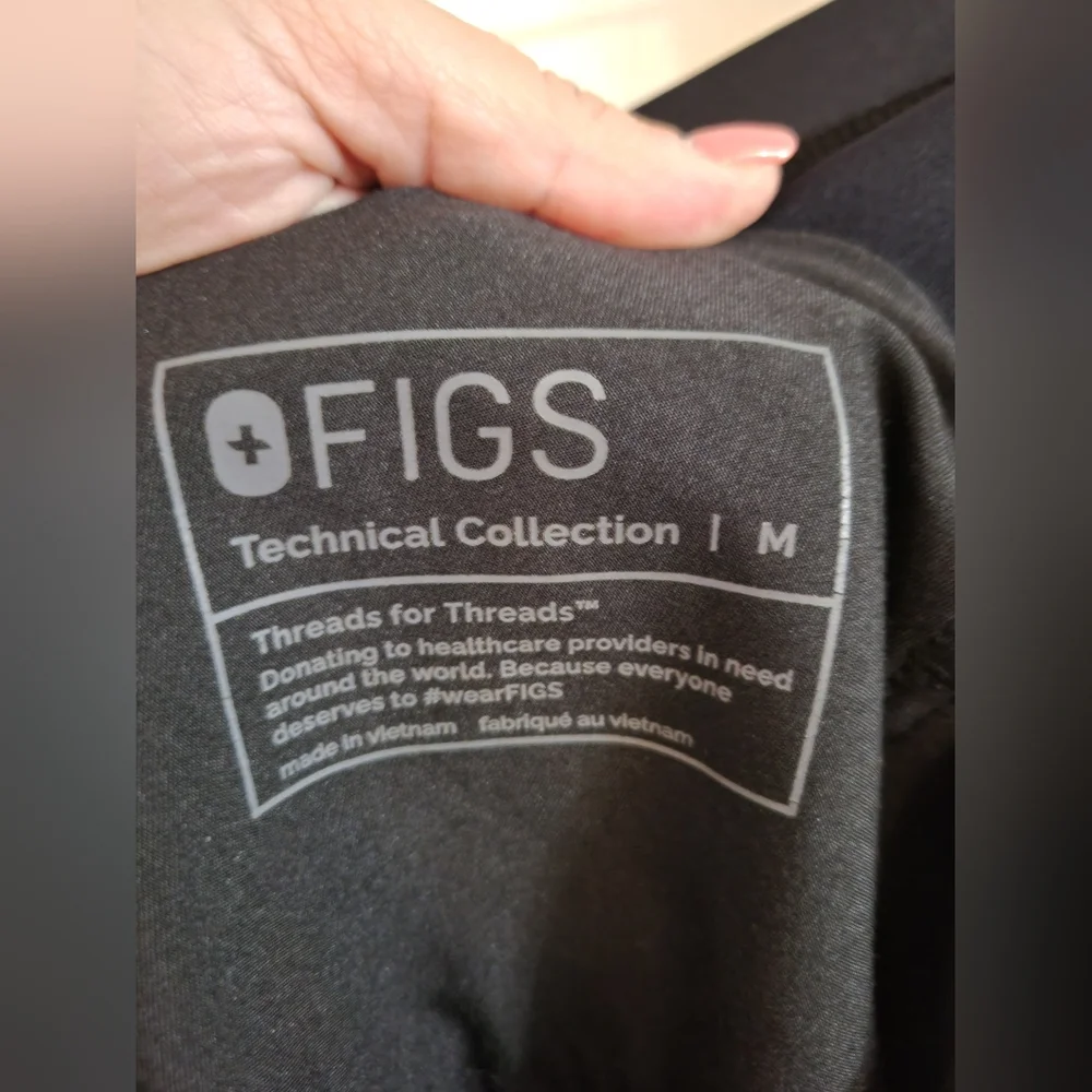 Figs Black Track Pants - Picture 6 of 7